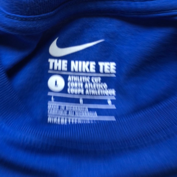 Blue Nike t shirt size Large - Picture 2 of 2